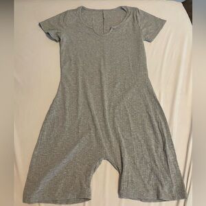 GRAY ROMPER
